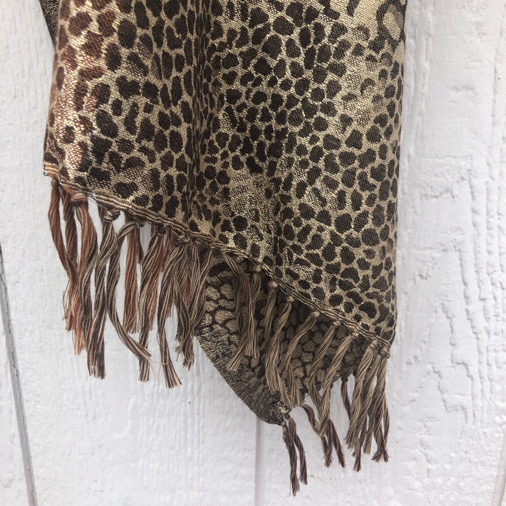 Leopard print scarf Chico’s